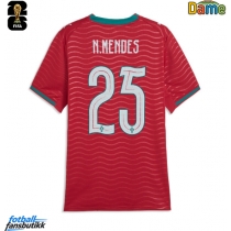 Portugal Nuno Mendes #25 Hjemmedrakt Dame VM 2026 Kortermet